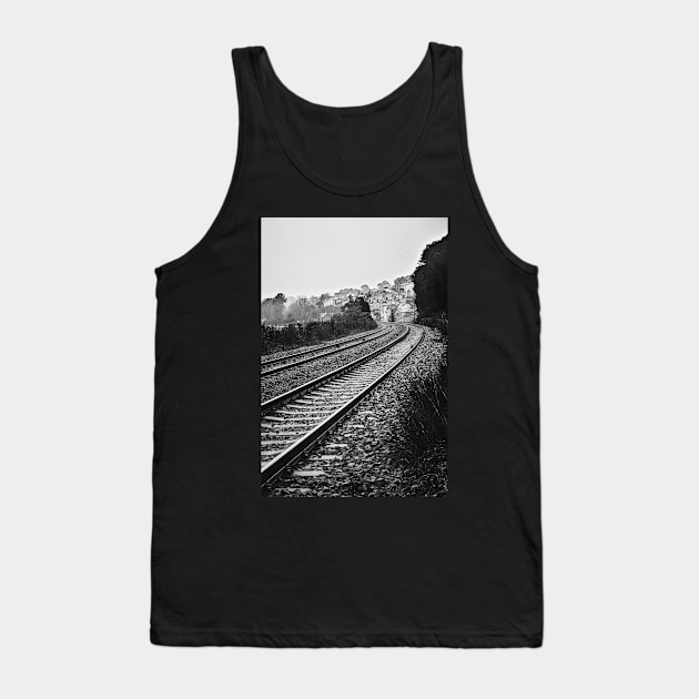 On the Right Track Tank Top by InspiraImage